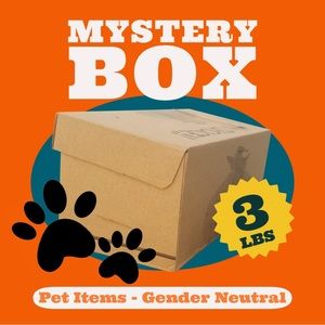3LBS MYSTERY BOX - PET ITEMS - GENDER NEUTRAL - MIXED - SELECT DOG OR CAT BOX 📣
